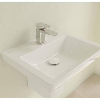 👉 Fontein wit Villeroy & Boch Subway Met CeramicPlus Zonder Overloop 3.0 50x40x14.5 cm Alpin 4062373816387