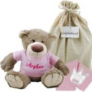 👉 Knuffel stonegreen baby's Happy Horse Bear Bella met naam op babyroze shirtje 6013749321316