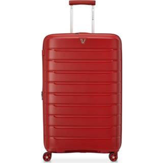 👉 Trolley rood polypropyleen large Roncato Butterfly 4 Wiel 78 Expandable Red 8008957569610