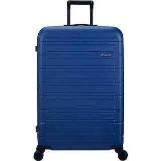 👉 Spinner blauw polypropyleen American Tourister Novastream 77 Expandable Navy Blue 5400520127082