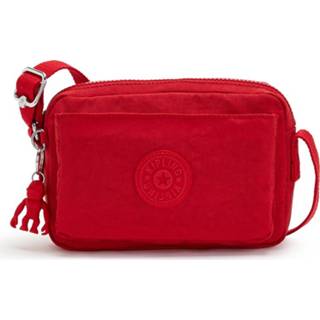 👉 Rouge rood polyamide Kipling Abanu Mini Crossbody Red