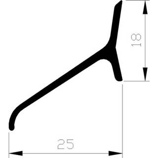 👉 Lekdorpelprofiel alu brute 25x18mm (5mtr) 8713329116056