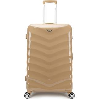 👉 Trolley polycarbonaat large bruin Decent Exclusivo-One 77 Sand 8720512161984