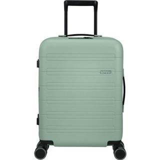 👉 Spinner donkergroen polypropyleen American Tourister Novastream 55 Expandable Nomad Green 5400520194404