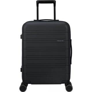 👉 Spinner polypropyleen zwart American Tourister Novastream 55 Expandable Dark Slate 5400520126962