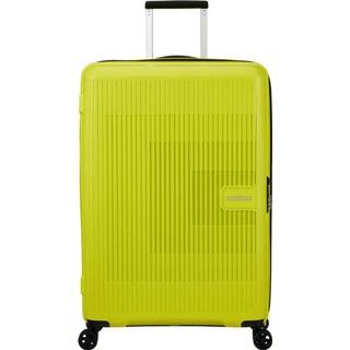 👉 Spinner limoen polypropyleen donkergroen American Tourister Aerostep 77 Expandable Light Lime 5400520207807