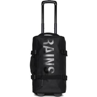 👉 Reistas zwart polyester small Rains Travel Bag Carry-On 54 cm Black 5711747529635
