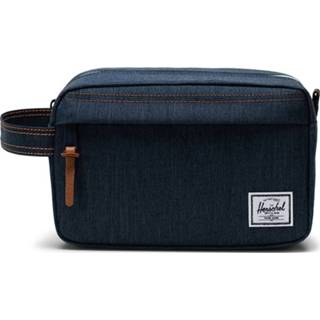 👉 Toilettas digo polyester blauw Herschel Chapter Indigo Denim