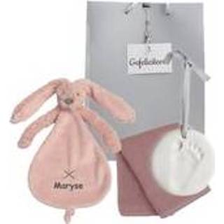 👉 Knuffeldoek roze magenta Knuffeldoekje rabbit richie old pink met naam 7440857128121