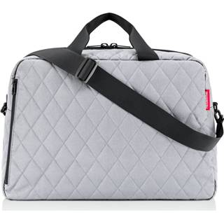 👉 Reistas grijs polyester m Reisenthel Duffelbag Rhombus Light Grey 4012013730337