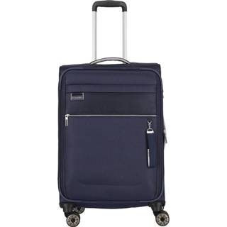 👉 Trolley gerecycled polyester blauw Travelite Miigo 4 Wiel M Expandable Navy/Outerspace 4027002078505