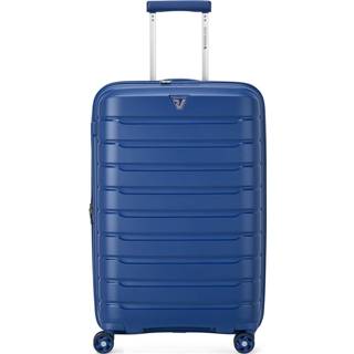 👉 Trolley blauw polypropyleen medium Roncato Butterfly 4 Wiel 68 Expandable Dark Blue 8008957569696