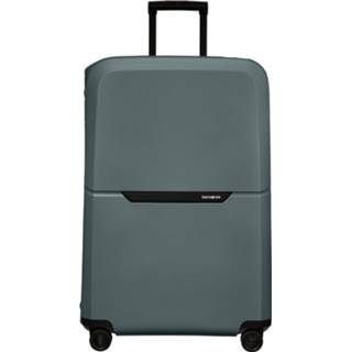 👉 Spinner grijs polypropyleen blauw Samsonite Magnum Eco 81 Petrol Grey 5400520184528