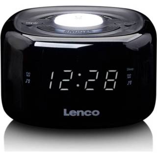 👉 Wekkerradio Lenco FM Met Nachtlamp 8711902041108