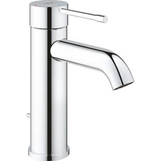 👉 Wastafelkraan chroom Grohe Essence waterbesparende S-size met waste 24180001 4005176698446