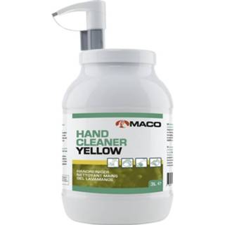 👉 Handzeep geel Maco yellow met pompje (3ltr) 3867255813307