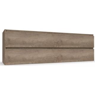 👉 Wastafelonderkast eiken Ben Tendenza 160x44,5x50 cm Nebraska 8714176018500