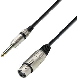 👉 Microfoon kabel Adam Hall 3 Star MFP 0600 microfoonkabel 1x XLR female naar jack mono 6m 4049521127267