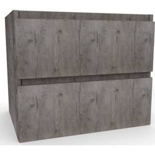 👉 Wastafelonderkast grijs Ben Tendenza 60x44,5x50 cm Cape Elm 8714176017978