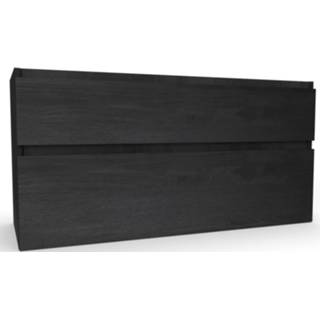 👉 Wastafelonderkast zwart Ben Tendenza 120x44,5x60 cm Nero 8714176019644