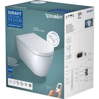 👉 Toilet bril duroplast wit Duravit SensoWash Starck F Plus douche-wc incl. automatische toiletbril 4053424694641