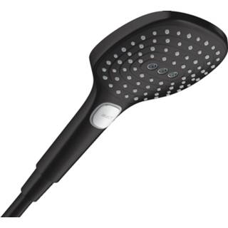 👉 Handdouche zwart mat HansGrohe Raindance Select E 120 3jet 4059625230817