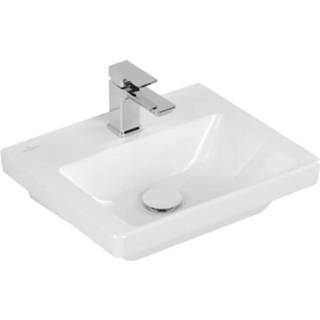 👉 Fontein wit Villeroy & Boch Subway 3.0 Met CeramicPlus Zonder Overloop 45x37x14.5 cm Alpin 4062373816257