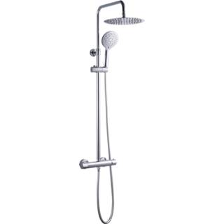 👉 Handdouche chroom Regendoucheset Go by van Marcke Cocoon Opbouw incl Doucheslang en Thermostaatkraan 5400464048177