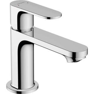 👉 Wastafelmengkraan chroom HansGrohe Rebris S Eengreeps 80 Met Trekwaste 4059625402375