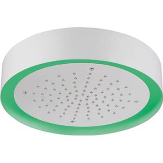 👉 Hoofddouche RVS chroom Light Ring Lagoo Nesso Multi Color LED met Afstandsbediening 20 cm 8785261274071