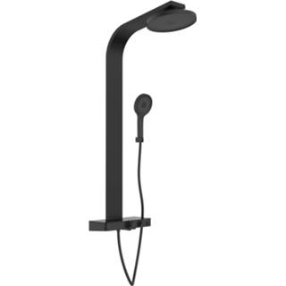👉 Zwart Opbouw Regendoucheset Schutte Samoa Rain 4008431605760