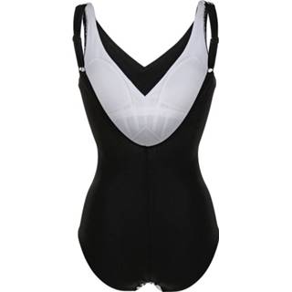 👉 Badpak zwart wit kunstvezels grafisch vrouwen met modieuze print voor Sunflair Zwart/Wit 4064435714358