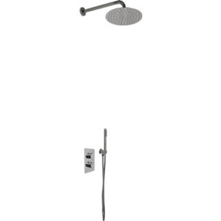 Regen douche set chroom Inbouw Regendouche Boss & Wessing Aloni met Handdouche en Wanduitloop 5404024106086