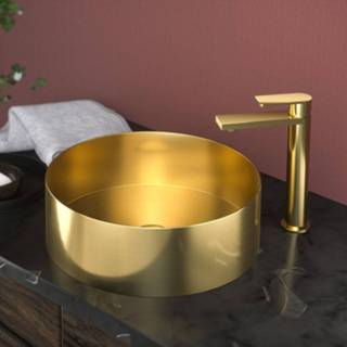 👉 Waskom goud Boss & Wessing Vazano 40 cm Mat 8719304062608
