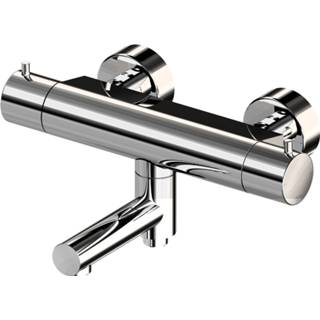 👉 Badmengkraan chroom Thermostatische Lagoo Garda met Uitloop en Geïntegreerd Omstel 8785261280867