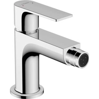 Bidetmengkraan chroom HansGrohe Rebris E Eengreeps Met Safetyfunctie en Trekwaste 4059625402146