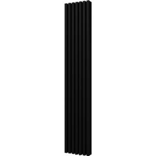 👉 Handdoekradiator zwart Boss & Wessing Siela Dubbel 180 x 31,8 cm Mat 8719304281849