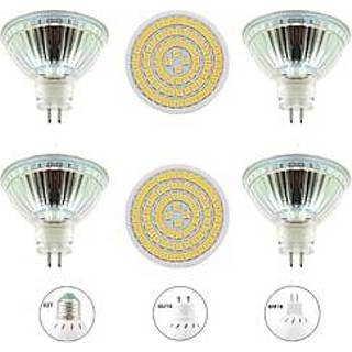 👉 Spotlight wit 6 stuks 8 w led 800 lm gu10 mr16 e26/e27 80 kralen smd 2835 warm 220-240 v 110-120 miniinthebox