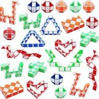 👉 Houten blok 24 pak blokken magische slang kubus mini snelheid kubussen twist puzzel speelgoed voor tieners feesttas vulstoffen feestartikelen willekeurige kleur miniinthebox