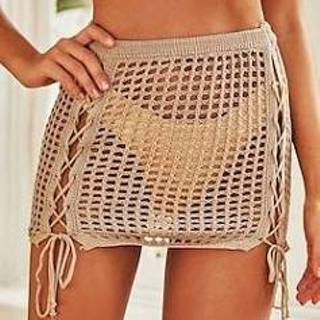 👉 Zwemshort zwart wit groen beige vrouwen Dames Zwemkleding Normaal Zwempak Uitknippen Effen Badpakken Sportief Zomer miniinthebox