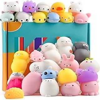 👉 Stuffer kinderen 36/54/80 stks knijp dier speelgoed squishies paasei vullers schattige mini panda kat konijn zachte stress voor verjaardagsfeestje gunsten goodie bag stuffers miniinthebox