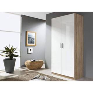 👉 Wit Kast CELTI 2 deuren (garderobestang) sonoma/wit 4053714045245 5400551122254 5400943108545