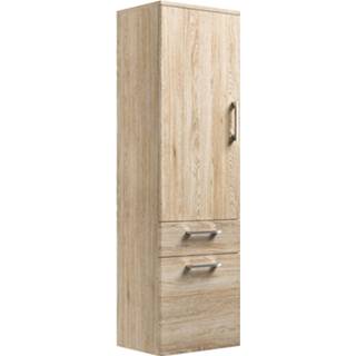 👉 Kolomkast eiken MDF bruin Badkamer Ilse 4004428208907