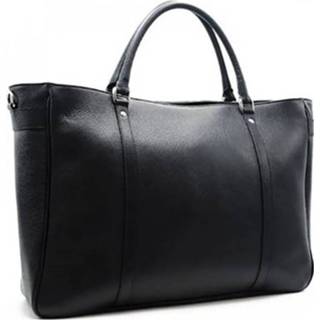 👉 Zwart leer vrouwen 20S Design leren shopper met laptopvak Dollar 8055205474783