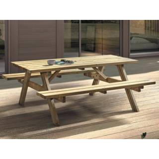 👉 Picknicktafel FLORENCE 177 cm noordse den/spar 5400943279900