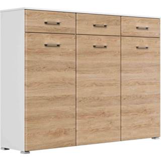 👉 Schoenenkast eiken MDF bruin Ragnar 158x117x37 cm 4251461555967