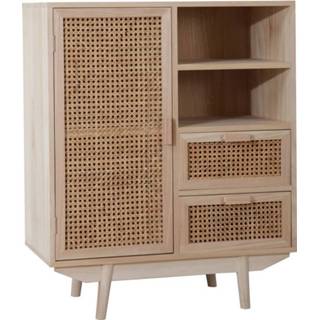 👉 Opbergkast MDF bruin Freja Rotan 6097136551586