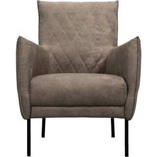 👉 Fauteuil bruin stof Tristan - Leen Bakker 8714901644929