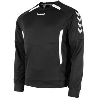 Jongens zwart Hummel Authentic round neck voetbalsweater jo