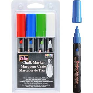 👉 Krijtmarker Krijtmarkers Marvy Uchida 4 stuks 8713261307819